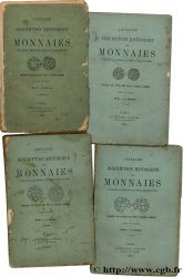 Description historique des monnaies françaises, gauloises, royales et féodales LETELLIER E.