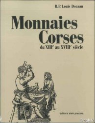 Monnaies corses du XIIIe au XVIIIe siècle DOAZAN R. P.