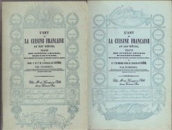 Art de la cuisine française au XIXe siècle (2 volumes) PLUMMEREY