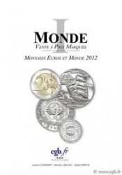 MONDE I - Monnaies Euros et Monde 2012 COMPAROT Laurent, LEBLANC Marielle, PRIEUR Michel