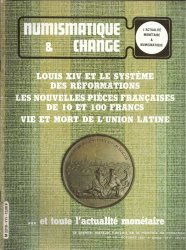 Numismatique et change n°111 OCTOBRE 1982 NUMISMATIQUE ET CHANGE