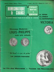 Numismatique & Change n°30 - Mai 1975 NUMISMATIQUE ET CHANGE