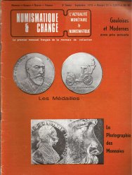Numismatique & Change n°33 - septembre 1975 NUMISMATIQUE ET CHANGE