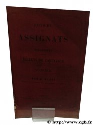 Histoire des assignats - recherches - billets de confiance - Somme BAZOT A.