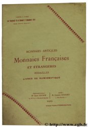 Monnaies antiques Monnaies Françaises et étrangères médailles livres de numismatique BOURGEY É.