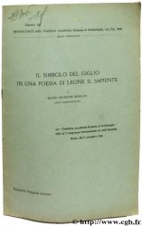 Il Simbolo del Gliglio in una Poesia di Leone Il Sapiente MERCATI S.-G. 