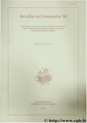 Arcadius to Constantine XI, the coinage of the Eastern Empire, its Western Possessions, their Germanic Invaders, and including the important Byzantine-Papal Series of Rome