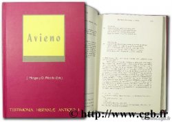 Avieno ora maritima descriptio orbis terrae phaenomena - T.H.A MANGAS J., PLACIDO D.