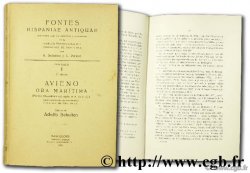 Fontes hispaniae antiquae  SCHULTEN A., PERICOT L.