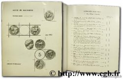 Vente de monnaies grecques, romaines et françaises  POINDESSAULT B., LIBERT E.