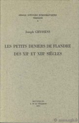 Les petits deniers de Flandre des XIIe et XIIIe siècles GHYSSENS Joseph