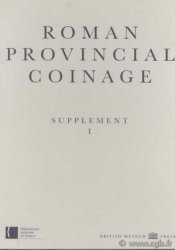 Roman provincial coinage, supplément I Collectif