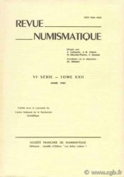 Revue Numismatique 1980, VIe série, tome XXII