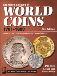 Standard catalog of world coins - 1701-1800 - 5th edition