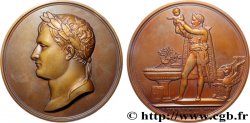 PREMIER EMPIRE Imposante médaille, Baptême du roi de Rome, refrappe