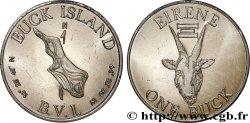 BRITISH VIRGIN ISLANDS Médaille, 1 buck