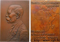 FRENCH AFRICA Plaquette, Auguste Terrier, Comité de l’Afrique Française