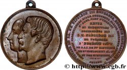 SECOND EMPIRE Médaille, Voyage de Napoléon II et d’Eugènie