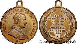 DEUXIÈME RÉPUBLIQUE Médaille, Monseigneur Affre, mort martyr