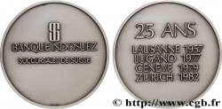 SWITZERLAND Médaille, Banque Indosuez, Succursales de Suisse MS