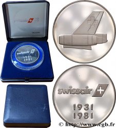 SUISSE Médaille, Swissair SUP
