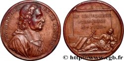 LOUIS XIV THE SUN KING Médaille, Esprit Fléchier, prélat