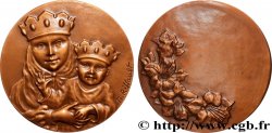 RELIGIOUS MEDALS Médaille, Vierge à l’enfant couronnée
