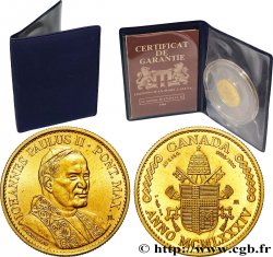JOHN-PAUL II (Karol Wojtyla) Médaille, Visite au Canada de Jean-Paul II