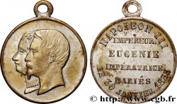 SECOND EMPIRE Médaille, Mariage de Napoléon III et d’Eugénie