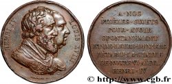 LOUIS XVIII Médaille, Rétablissement de la statue de Henri IV le 28 octobre 1817