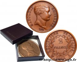 PREMIER EMPIRE Médaille, Reproduction de la 2 francs Tiolier 1807, N° 209