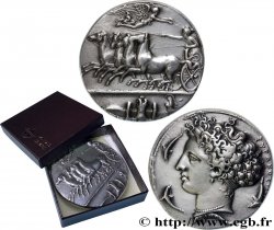 SICILE - SYRACUSE Médaille, Reproduction du Litrae de Syracuse, n°124