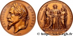 SECOND EMPIRE Médaille, Annexion de la Savoie et du Comté de Nice à la France, Refrappe