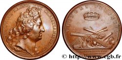 LOUIS XIV THE GREAT or THE SUN KING Médaille, Les conquêtes du roi entre 1643 et 1697