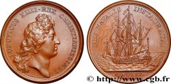 LOUIS XIV THE SUN KING Médaille, Marine française