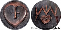 V REPUBLIC Médaille, Les Kwele, Exemplaire Éditeur