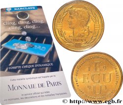FUNFTE FRANZOSISCHE REPUBLIK Médaille symbolique, Ecu Europa