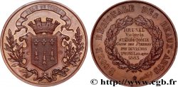 III REPUBLIC Médaille, Prix de stéréotomie, École régionale des Beaux-Arts