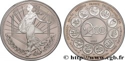 CINQUIÈME RÉPUBLIQUE Médaille, Essai Euro