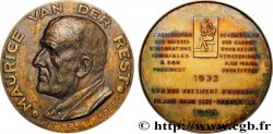 BELGIQUE - ROYAUME DE BELGIQUE - RÈGNE DE LÉOPOLD III Médaille, Maurice van der Rest  fVZ/VZ