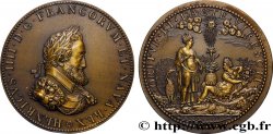 HENRY IV Médaille, Junon et la Fortune, refrappe