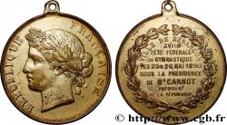 III REPUBLIC Médaille, Fête fédérale de gymnastique de Besançon