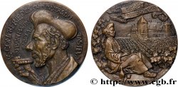 LITTÉRATURE : ÉCRIVAINS/ÉCRIVAINES - POÈTES Médaille, François Rabelais, Confrérie des chevaliers de Taste-vin