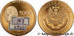 CINQUIÈME RÉPUBLIQUE Médaille, Anciens 5000 francs