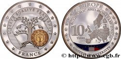 EUROPA Médaille, 10 ans d’Union monétaire, France