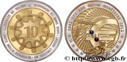 CINQUIÈME RÉPUBLIQUE Médaille, 10 ans de l’€uro, Luxembourg