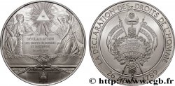 QUINTA REPUBLICA FRANCESA Médaille, La déclaration des droits de l’Homme