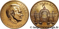 CINQUIÈME RÉPUBLIQUE Médaille, François Mitterand