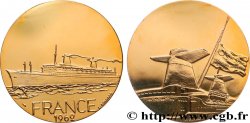 CINQUIÈME RÉPUBLIQUE Médaille, Paquebot France