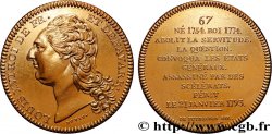 SÉRIE MÉTALLIQUE DES ROIS DE FRANCE Médaille, Louis XVI - 67 - refrappe ultra-moderne